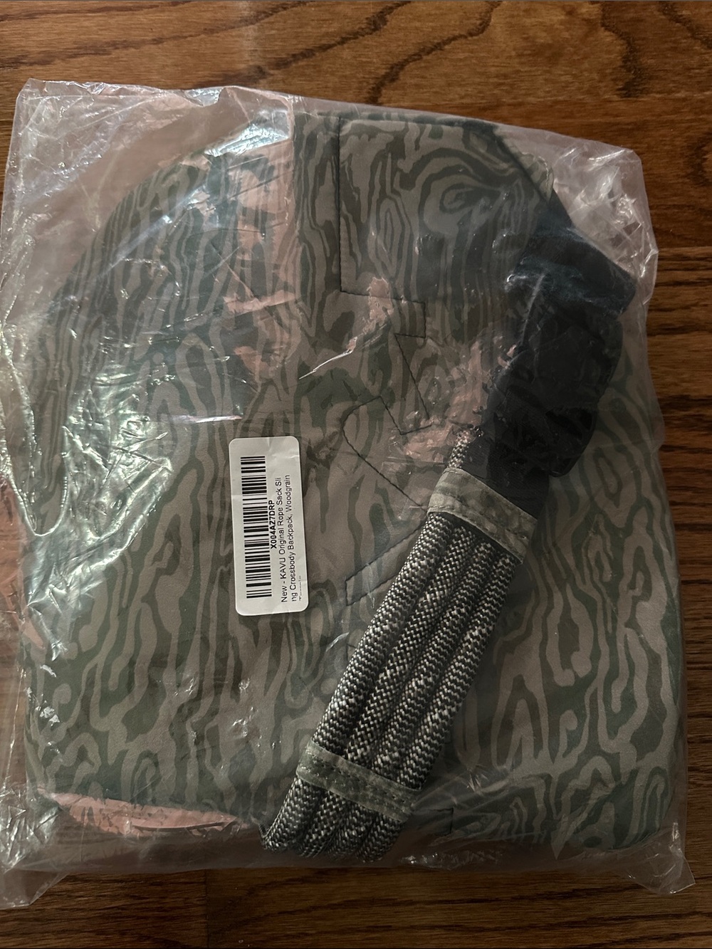 KAVU original rope sack, woodgrain